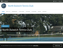 Tablet Screenshot of northdulwichtennis.co.uk